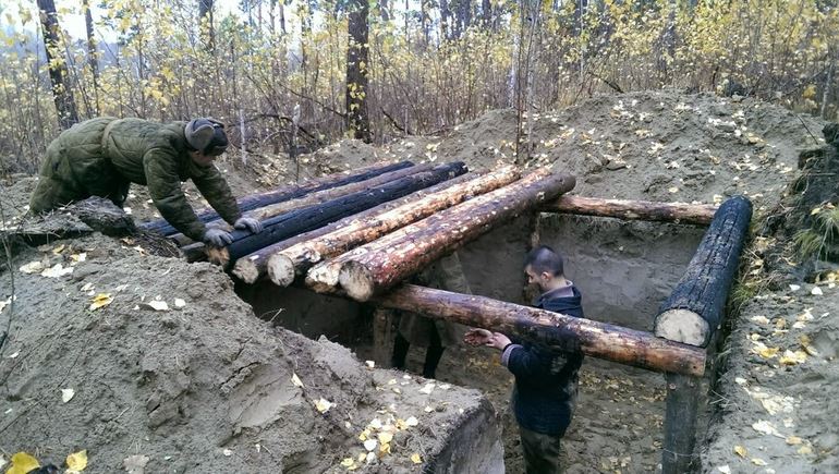 Строительство землянки